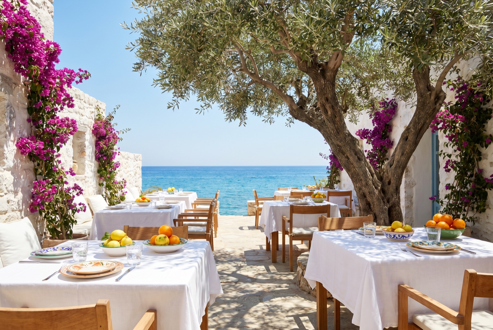 Restaurant terrace